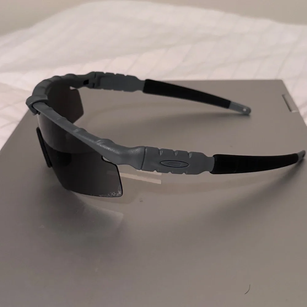 Oakley Black and Gray Sport Sunglasses